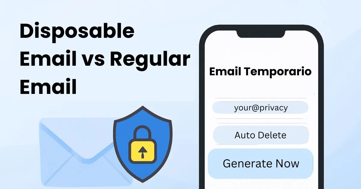 Disposable and Regular Email Addresses